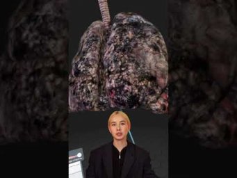рассказала о том, как курение убивает наши легкие 