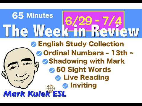 The Week in Review - English Study Collection + more (6/29-7/4) | Mark Kulek - ESL The Week in Review - English Study Collection + more (6/29-7/4) | Mark Kulek - ESL