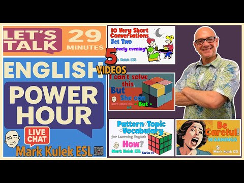 English Power Hour: 5 Video Lessons + Live Chat with Mark Kulek