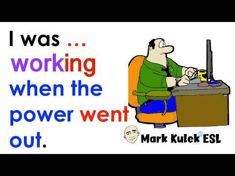 The Past Progressive Tense (I + was + verb -ing) | Mark Kulek ESL The Past Progressive Tense (I + was + verb -ing) | Mark Kulek ESL