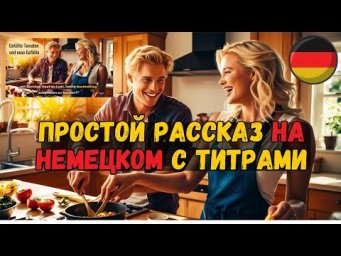 НЕМЕЦКИЙ НА СЛУХ. ПОЧЕМУ ЛУКАС И АННА ГОТОВЯТ ВМЕСТЕ? УЗНАЙ И УЧИ НЕМЕЦКИЙ ЛЕГКО ПО НОВОМУ РАССКАЗУ.