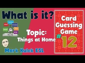 Things at Home - What is it? | English Class - Mark Kulek ESL