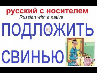 № 472 Русский разговорный: ПОДЛОЖИТЬ СВИНЬЮ