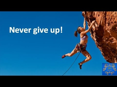 Английский язык online. Never give up. #15