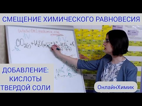 Добавление кислоты и твёрдой соли Смещение химического равновесия Задание 22 ХИМИЯ ЕГЭ 2024 11 класс
