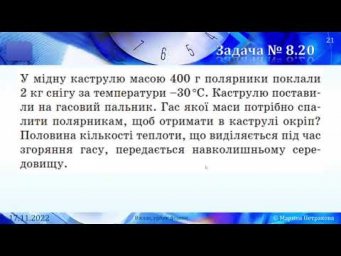 8-кл-040. Розв&rsquo;язування задач на теплоту згорання палива.