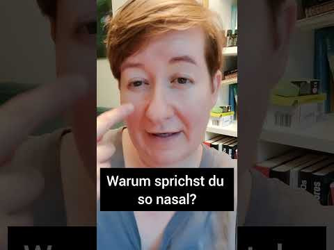 Говорить в нос - auf Deutsch? Говорить в нос - auf Deutsch?