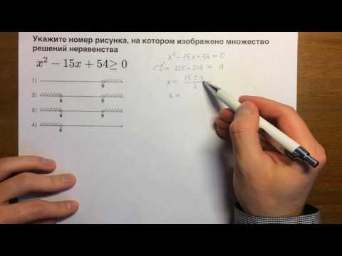 Решение неравенств ОГЭ математика 14#1