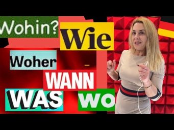 ВОПРОСИТЕЛЬНЫЕ слова в немецком языке: WAS? Wo? Wann? Wie?