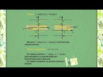 0810 Обратные тригонометрические функции