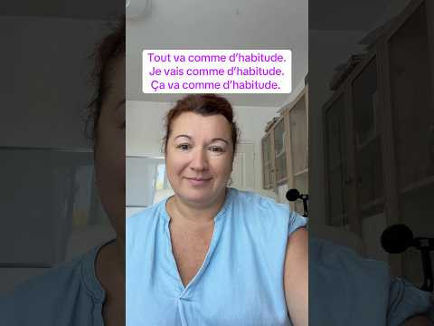 Comme d’habitude #французскийязык #французскийпополочкам #je #учитьфранцузский Comme d’habitude #французскийязык #французскийпополочкам #je #учитьфранцузский
