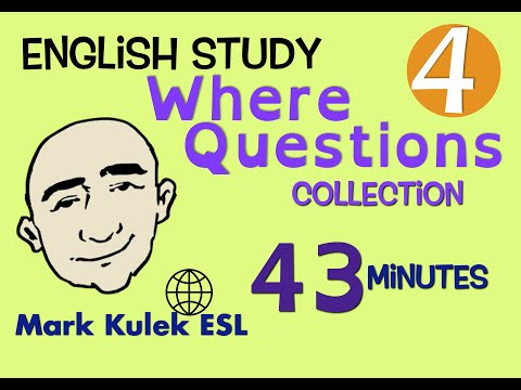 Where Questions - English study collection #4 | Mark Kulek - ESL Where Questions - English study collection #4 | Mark Kulek - ESL
