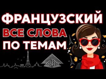 ФРАНЦУЗСКИЙ ЯЗЫК ВСЕ СЛОВА ПО ТЕМАМ ЛЕКСИКА ДЛЯ НАЧИНАЮЩИХ А1 А2