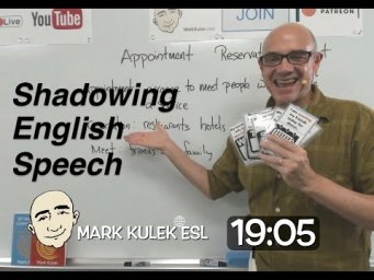 Appointment, Reservation, Meet - shadowing English speech | Mark Kulek - ESL