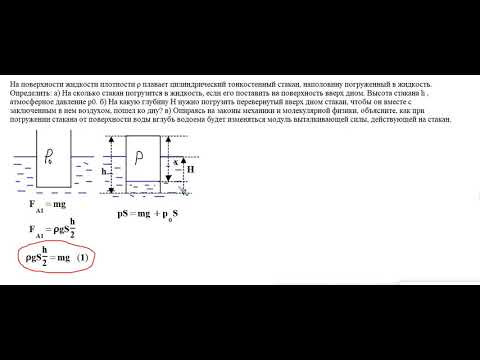 стакан плавает ч 1 стакан плавает ч 1