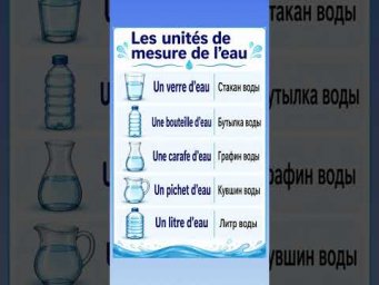 ВОДА #французский #французскийснуля #французскийонлайн #урокифранцузского #французскийпополочкам