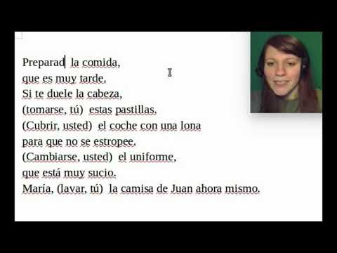 B1. Императив. Повелительное наклонение (контроль)