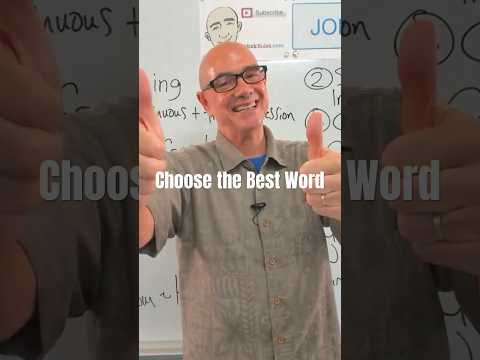 Quiz: Choose the Best Word (vacation in Europe) | #markkulekesl  #vocabulary  #English