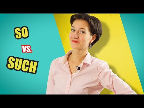 So или Such. От чего зависит выбор? Английская лексика просто So или Such. От чего зависит выбор? Английская лексика просто