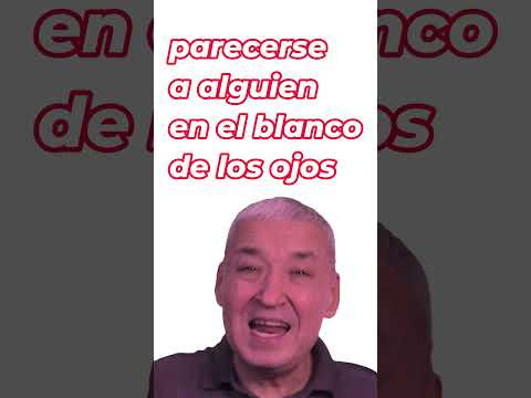 Испанский язык.Устойчивые выражения с BLANCO. PARECERSE A ... EN EL BLANCO DE LOS OJOS #Shorts