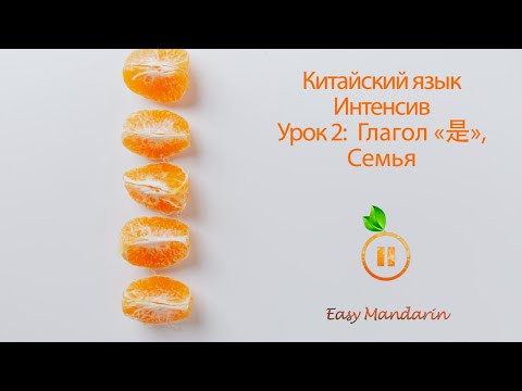 Китайский Язык Интенсив| Глагол "是" и Семья | Урок 2