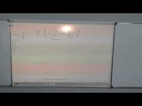уравнения с дробями. 5 кл