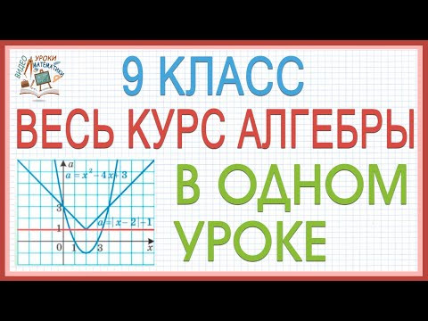 Повторение изученного в 9 классе Алгебра все темы просто! Вся алгебра 9 класса в одном уроке