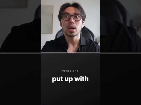 Put up with: как сказать &laquo;терпеть&raquo; #английский #english #shorts