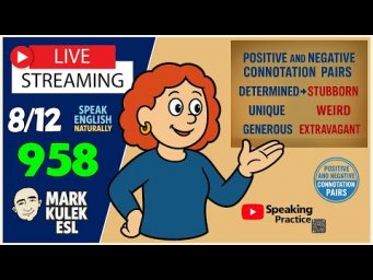Learn English | Live Stream English Class with Mark Kulek ESL