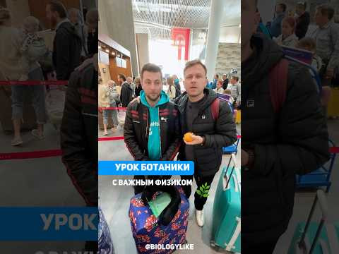 Урок ботаники с важным физиком Константином Урок ботаники с важным физиком Константином