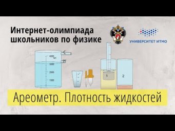 ОЛИМПИАДА I УРОВНЯ (BARSIC) АРЕОМЕТР. ПЛОТНОСТЬ ЖИДКОСТЕЙ