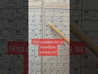 Номер элемента это? #химия