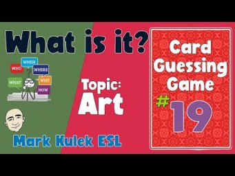 What is it? (art supplies) | Fluency Practice - Mark Kulek ESL