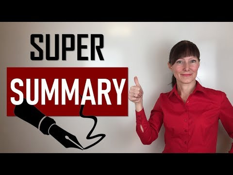 Как написать SUMMARY на английском языке / Реферирование текста