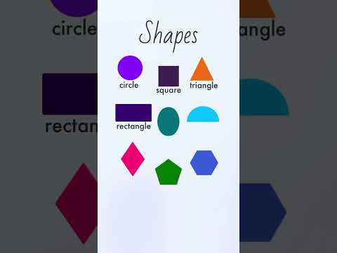 ГЕОМЕТРИЧЕСКИЕ ФОРМЫ на английском / Shapes