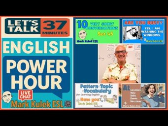 English Power Hour: 5 Video Lessons + Live Chat with Mark Kulek