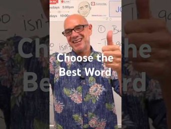 Quiz &rarr; Choose the Best Word (to the store) | #MarkKulekESL #Vocabulary