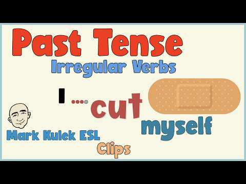Past Tense Irregular Verbs | English Class (clips) - Mark Kulek ESL