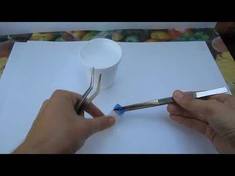Sulfur discoloration when cooled with liquid nitrogen