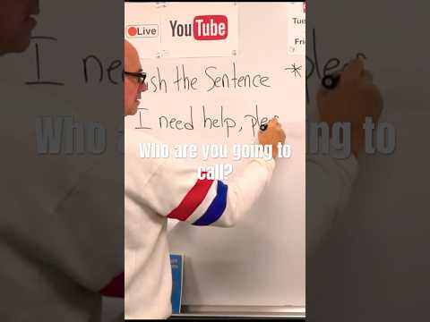 Call For Help | #markkulekesl #phrases #speakenglish