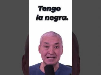 Испанский язык. Устойчивые выражения Tener la negra.#Shorts#испанскийязык#tenerlanegra