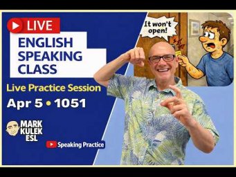 Hotel Problems: 10 Expressions with Mark Kulek ESL (Live Stream Class)