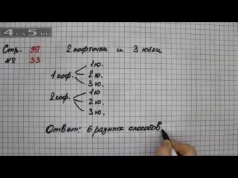 Страница 99 Задание 33 &ndash; Математика 2 класс Моро &ndash; Учебник Часть 2
