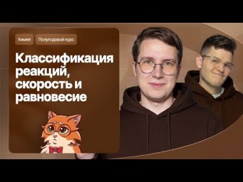 7. Классификация реакций, скорость и равновесие | Полугодовой курс | Степенин и Дацук
