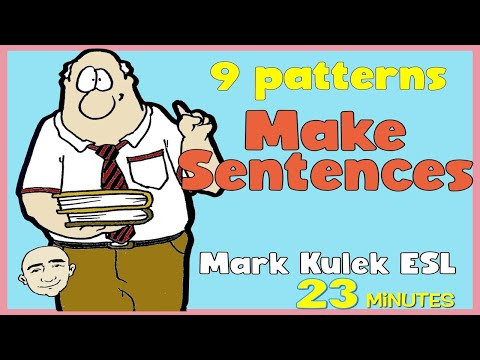 Make Sentences - video collection | English speaking practice  - Mark Kulek ESL
