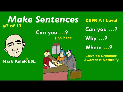 Can you?, Why?, Where? - English grammar patterns | Mark Kulek - ESL
