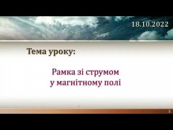11-кл-038. Рамка зі струмом у магнітному полі.