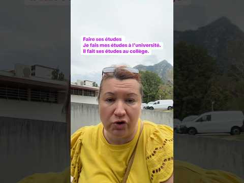 Faire les &eacute;tudes #французский #французскийснуля #французскийонлайн #урокифранцузского #французскийпо