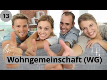 13 ВИДЕОУРОК. WOHNGEMEINSCHAFT. PR&Uuml;FUNGSVORBEREITUNG B1 #ирина_цырульникова #немецкий_язык #немецкий