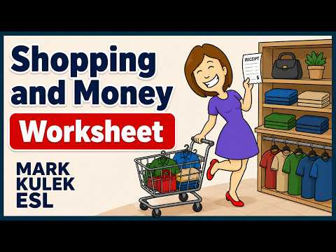 Shopping / Money: write sentences with Mark Kulek ESL Shopping / Money: write sentences with Mark Kulek ESL